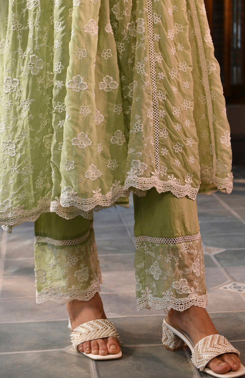 Bolour Set With Dupatta